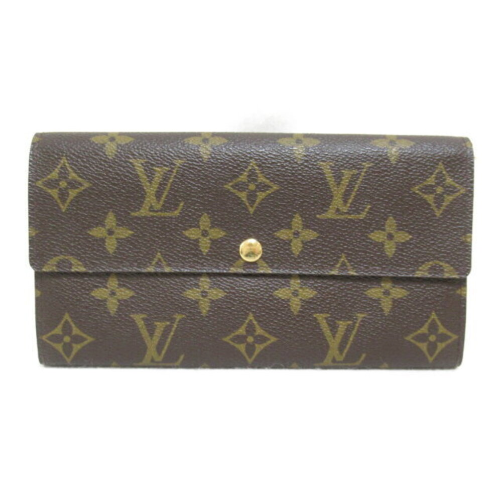 Louis Vuitton Portefeuille Wallet Sarah Long Monogram Fleuri Brown